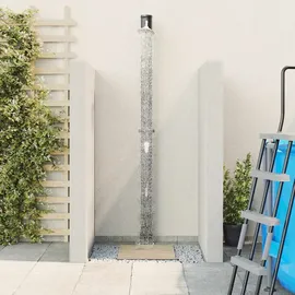 vidaXL Solardusche Schwarz 217 cm