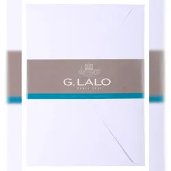 G.Lalo 10x Lalo, Umschlag 114x162mm Diploma, Vélin de France - Weiß 19901L