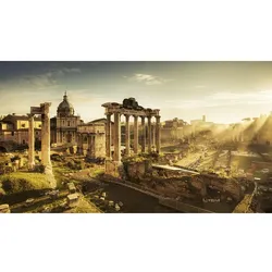 KOMAR Vliestapete »Forum Romanum«, Breite 500 cm, seidenmatt - bunt