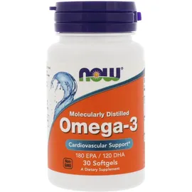 NOW Foods Omega-3 Kapseln 30 St.