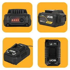 JCB Akku-Schlagbohrschrauber Compact inkl. 2 x 5,0 Ah