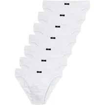 S.Oliver Herren Slips, 7er Pack – Slipdose, Baumwolle, einfarbig weiß M