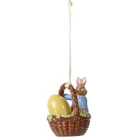 Villeroy & Boch Bunny Tales Ornament Korb, "Max", Porzellan, Bunt, Hase Max
