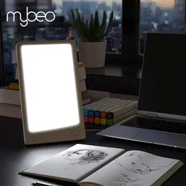 MyBeo Tageslichtlampe, Flackerfrei, Dimmbar, mit Timer, Ständer