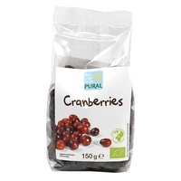 Pural Cranberries getrocknet  gesüßt & geölt bio 150g