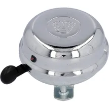 Fischer Fahrradklingel Chrom silber Retro Design