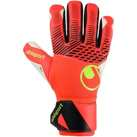 Uhlsport Torwarthandschuhe Fluo Rot/Weiß 5,5