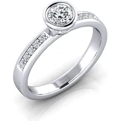 Verlobungsring VR30 585er Weiflgold - 8282