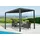 Floraworld Pergola mit Lamellendach 300 cm x 300 cm x 212 cm Anthrazit