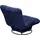 ed exciting design Drehsessel Maranello 96 x 75 x 93 cm Blau Polyester drehbar