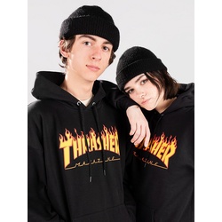 Thrasher Flame Hoodie black Gr. L