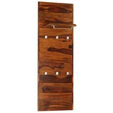 vidaXL Wandgarderobe Massivholz 118×40 cm