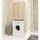 Akord Waschmaschinenschrank 64 x 30 x 180 cm Sonoma Eiche