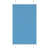vidaXL Plissee Blau 70x100 cm Stoffbreite 69,4 cm Polyester