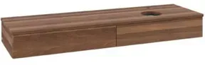 V&B Waschtischunterschrank mit Frontstruktur Antao 160x50cm, HL, WBP-farbe w. wal, w. wal