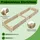 Costway Hochbeet 240 x 60 x 25 cm Braun