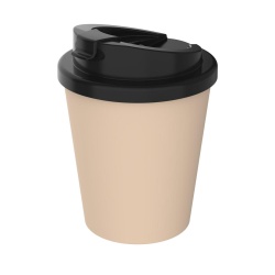 Bio Kaffeebecher Mehrwegbecher Premium Deluxe, small, 0,25 Liter 11177070-00000 , 1 Stück, Farbe: aprikose
