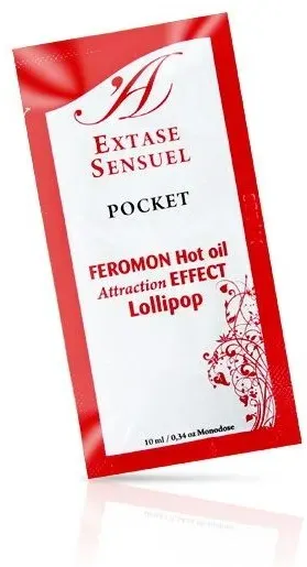 EXTASE SENSUAL - MASSAGEÖL MIT WRMEEFFEKT PHEROMONEN LOLLIPOP 10 ML