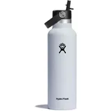 Hydro Flask Trinkflasche Weiß 0,62 l