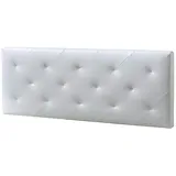 VS Venta-stock Polsterbett Kopfteil Rombo 160x60 Cm Weiß