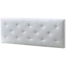 VS Venta-stock Polsterbett Kopfteil Rombo 160x60 Cm Weiß