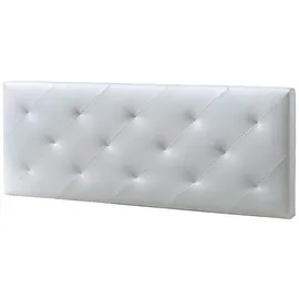 VS Venta-stock Polsterbett Kopfteil Rombo 160x60 Cm Weiß