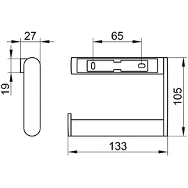 Keuco Plan off Form, Edelstahl