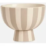 OYOY LIVING Rührschüsseln L12,6xW12,6xH10 grau - Toppu Schale 12,6 cm, beige