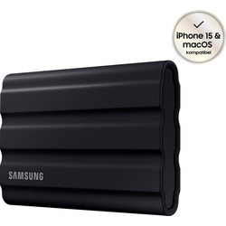 Samsung Portable SSD T7 Shield externe SSD (4TB) 1050 MB/S Lesegeschwindigkeit, 1000 MB/S Schreibgeschwindigkeit schwarz 4TB