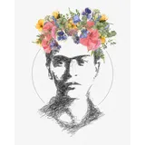 KOMAR Wandbild - Leticia Fineline - Größe: 40 x 50 cm - Poster, Kunstdruck, Dekoration, Wohnzimmer, Schlafzimmer