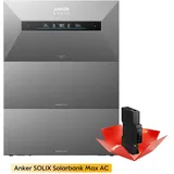 Powerness®Balkonkraftwerk Speicher 14 kWh , Anker SOLIX Solarbank Max AC mit 2x BP7000 Erweiterungsakku, Plug & Play All-in-One Stromspeicher
