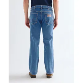 Wrangler Bootcut Jeans Blau 32/34