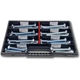 Schraubenbox24 Sechskantschrauben Sortiment M10 60-100 mm 40 Stück