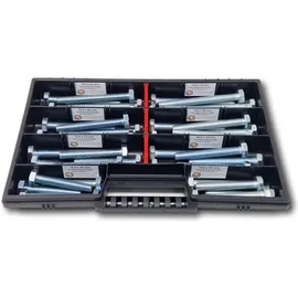 Schraubenbox24 Sechskantschrauben Sortiment M10 60-100 mm 40 Stück
