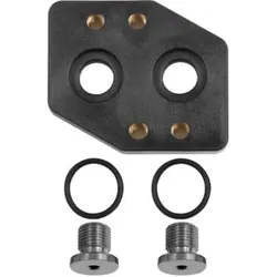 Riegler NAMUR-Adapterplatte für Schrägsitzventile G 1/2 - G 2