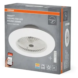 Osram SMART+ WiFi Ventilator mit LED Lampe Weiß