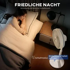 Homcom Standventilator 36 cm Weiß