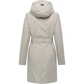 Ragwear Kurzmantel "Horatia Warm YOUMODO", Damen, Gr. L (40), grau, Obermaterial: 100% Polyester. Innenfutter: 100% Polyester. Wattierung: 100% Polyester, tailliert ca.