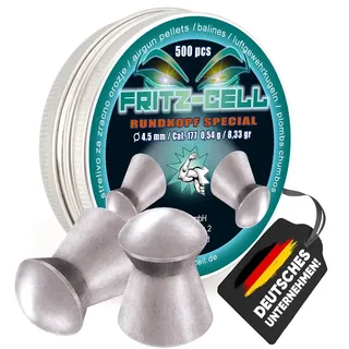 500 Rundkopf Diabolo Special 4,5 mm Fritz-Cell für Luftgewehr Luftpistole