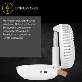 Gutfels Venti 3030 R 17 cm Tischventilator Weiß