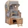 Mr. Deko Strandkorb Düne Single Bullauge Teak PE Shell Dessin 545