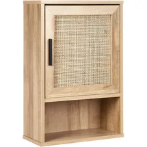 Beliani Bad-Wandschrank 40 cm Hellbraun
