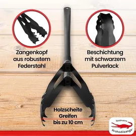 Goldmann Kaminholzzange Metall Ø 0 cm schwarz