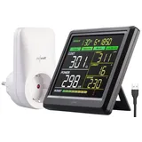 Revolt Funk-Energiekosten-Messer, bis zu 6 Steckdosen, externes Display