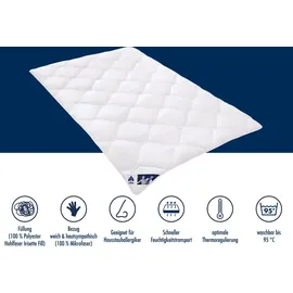 IRISETTE Edition warme Duo Winterdecke - Produziert in Deutschland - Duo Bettdecke für den Winter, 155 x 220 cm,