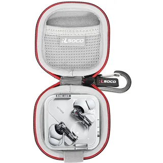RLSOCO Tasche für Nothing Buds Pro 2 Kabellose Ohrhörer & für Nothing Ear/Ear 3/Ear 2 Kopfhörer | Hülle mit Karabinerhaken,Stoßfest,Wasserabweisend,Staubdicht (Nur Tasche)