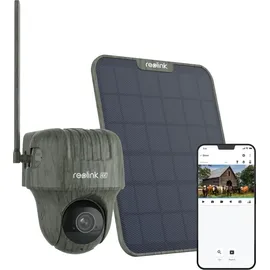 Reolink Wildkamera 4K 8MP Überwachungskameras 3G/4G LTE mit 360o Rundumsicht,No-Glow,Tiererkennung, 355°/90° Schwenk,Bewegungsmelder,2-Weg-Audio