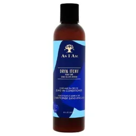 As I Am DRY & ITCHY Olive and Tea Tree Oil Leave Conditioner, 237 ml