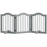 PawHut Absperrgitter Hund 3-teilig, 154,5 x 61 cm Faltbar