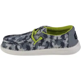 HEYDUDE Hey Dude Mokassin Hey Dude Wally Youth Camodino Moccasin, Blau, 34
